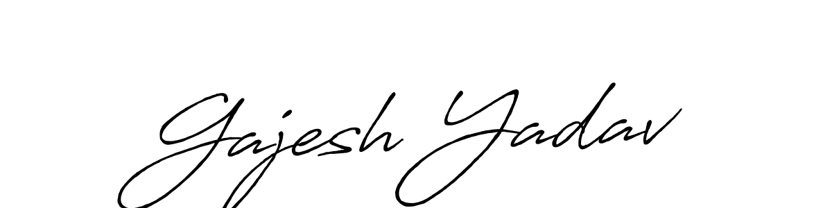 This is the best signature style for the Gajesh Yadav name. Also you like these signature font (Antro_Vectra_Bolder). Mix name signature. Gajesh Yadav signature style 7 images and pictures png