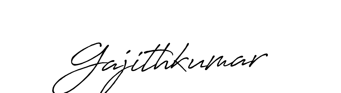 Design your own signature with our free online signature maker. With this signature software, you can create a handwritten (Antro_Vectra_Bolder) signature for name Gajithkumar. Gajithkumar signature style 7 images and pictures png