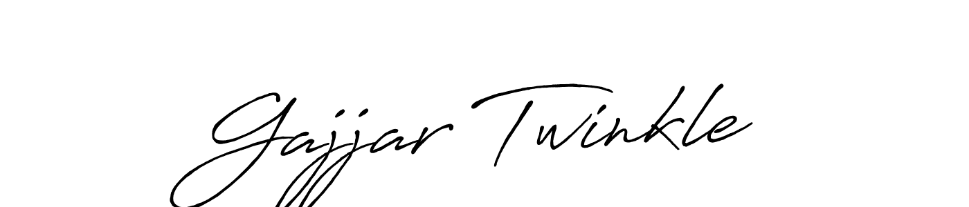 It looks lik you need a new signature style for name Gajjar Twinkle. Design unique handwritten (Antro_Vectra_Bolder) signature with our free signature maker in just a few clicks. Gajjar Twinkle signature style 7 images and pictures png