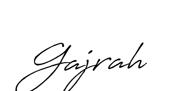 Gajrah stylish signature style. Best Handwritten Sign (Antro_Vectra_Bolder) for my name. Handwritten Signature Collection Ideas for my name Gajrah. Gajrah signature style 7 images and pictures png