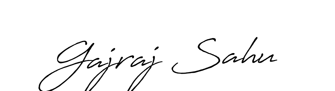 It looks lik you need a new signature style for name Gajraj Sahu. Design unique handwritten (Antro_Vectra_Bolder) signature with our free signature maker in just a few clicks. Gajraj Sahu signature style 7 images and pictures png