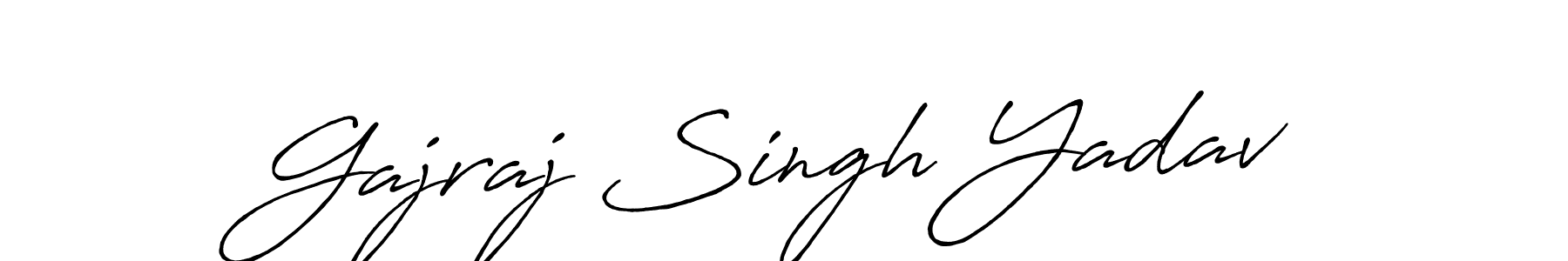 Gajraj Singh Yadav stylish signature style. Best Handwritten Sign (Antro_Vectra_Bolder) for my name. Handwritten Signature Collection Ideas for my name Gajraj Singh Yadav. Gajraj Singh Yadav signature style 7 images and pictures png