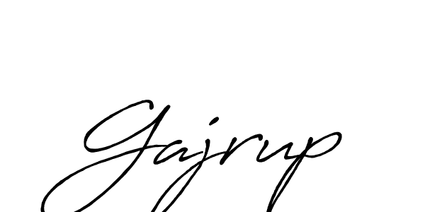 Once you've used our free online signature maker to create your best signature Antro_Vectra_Bolder style, it's time to enjoy all of the benefits that Gajrup name signing documents. Gajrup signature style 7 images and pictures png