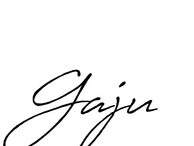 Create a beautiful signature design for name Gaju. With this signature (Antro_Vectra_Bolder) fonts, you can make a handwritten signature for free. Gaju signature style 7 images and pictures png