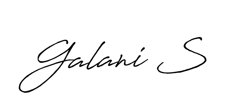 Once you've used our free online signature maker to create your best signature Antro_Vectra_Bolder style, it's time to enjoy all of the benefits that Galani S name signing documents. Galani S signature style 7 images and pictures png