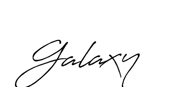 Design your own signature with our free online signature maker. With this signature software, you can create a handwritten (Antro_Vectra_Bolder) signature for name Galaxy. Galaxy signature style 7 images and pictures png