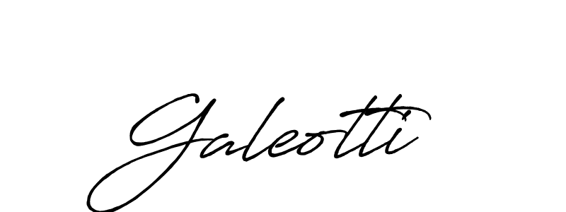 How to make Galeotti signature? Antro_Vectra_Bolder is a professional autograph style. Create handwritten signature for Galeotti name. Galeotti signature style 7 images and pictures png