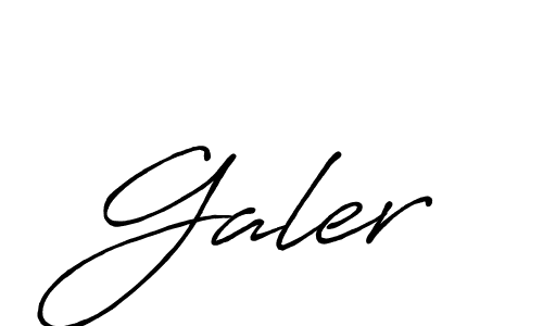 Create a beautiful signature design for name Galer. With this signature (Antro_Vectra_Bolder) fonts, you can make a handwritten signature for free. Galer signature style 7 images and pictures png