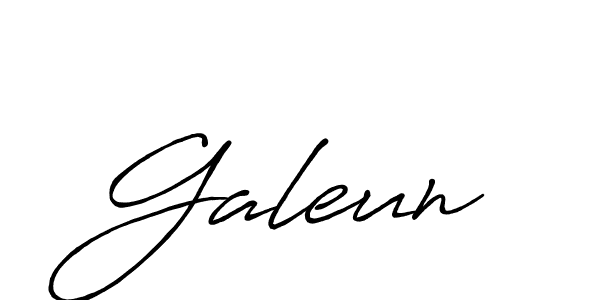 How to make Galeun name signature. Use Antro_Vectra_Bolder style for creating short signs online. This is the latest handwritten sign. Galeun signature style 7 images and pictures png