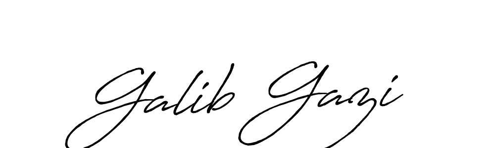 Once you've used our free online signature maker to create your best signature Antro_Vectra_Bolder style, it's time to enjoy all of the benefits that Galib Gazi name signing documents. Galib Gazi signature style 7 images and pictures png