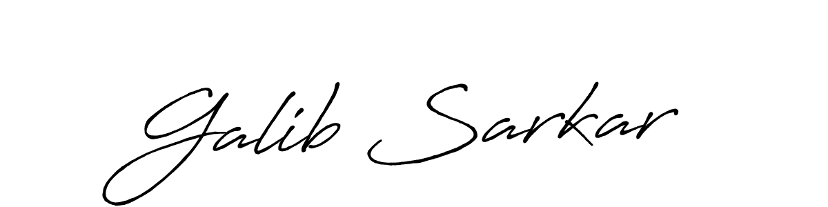 Make a beautiful signature design for name Galib Sarkar. Use this online signature maker to create a handwritten signature for free. Galib Sarkar signature style 7 images and pictures png