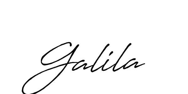 It looks lik you need a new signature style for name Galila. Design unique handwritten (Antro_Vectra_Bolder) signature with our free signature maker in just a few clicks. Galila signature style 7 images and pictures png