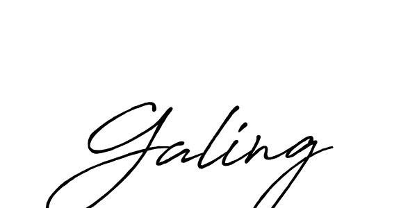 It looks lik you need a new signature style for name Galing. Design unique handwritten (Antro_Vectra_Bolder) signature with our free signature maker in just a few clicks. Galing signature style 7 images and pictures png