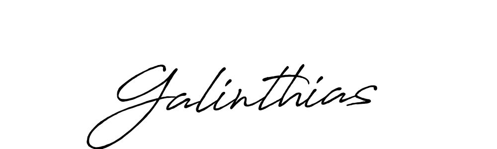 The best way (Antro_Vectra_Bolder) to make a short signature is to pick only two or three words in your name. The name Galinthias include a total of six letters. For converting this name. Galinthias signature style 7 images and pictures png
