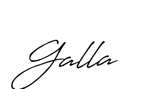 Make a beautiful signature design for name Galla. Use this online signature maker to create a handwritten signature for free. Galla signature style 7 images and pictures png