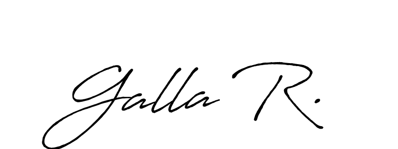 Similarly Antro_Vectra_Bolder is the best handwritten signature design. Signature creator online .You can use it as an online autograph creator for name Galla R.. Galla R. signature style 7 images and pictures png