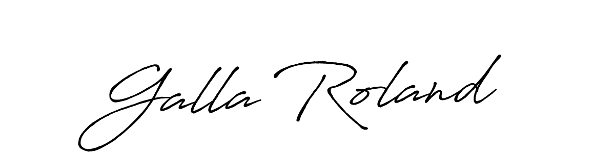 How to make Galla Roland signature? Antro_Vectra_Bolder is a professional autograph style. Create handwritten signature for Galla Roland name. Galla Roland signature style 7 images and pictures png