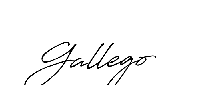 Make a beautiful signature design for name Gallego. Use this online signature maker to create a handwritten signature for free. Gallego signature style 7 images and pictures png