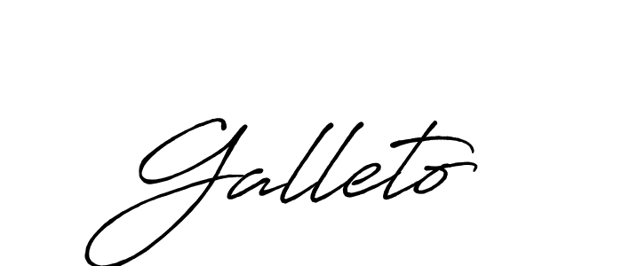 Make a short Galleto signature style. Manage your documents anywhere anytime using Antro_Vectra_Bolder. Create and add eSignatures, submit forms, share and send files easily. Galleto signature style 7 images and pictures png