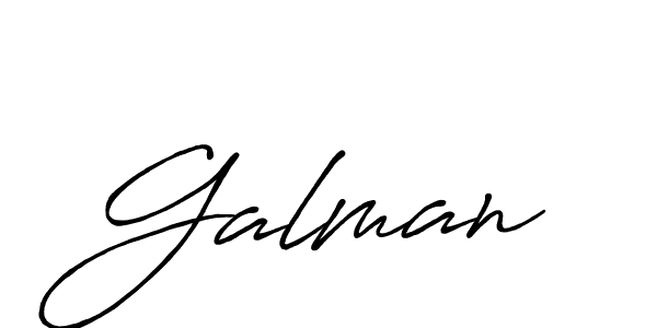 You should practise on your own different ways (Antro_Vectra_Bolder) to write your name (Galman) in signature. don't let someone else do it for you. Galman signature style 7 images and pictures png