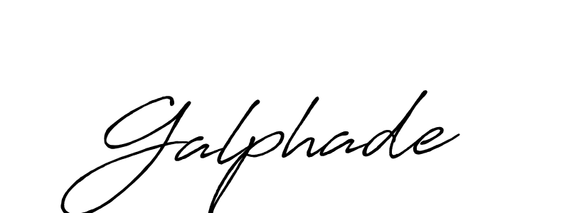 You should practise on your own different ways (Antro_Vectra_Bolder) to write your name (Galphade) in signature. don't let someone else do it for you. Galphade signature style 7 images and pictures png