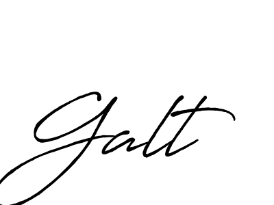 You should practise on your own different ways (Antro_Vectra_Bolder) to write your name (Galt) in signature. don't let someone else do it for you. Galt signature style 7 images and pictures png