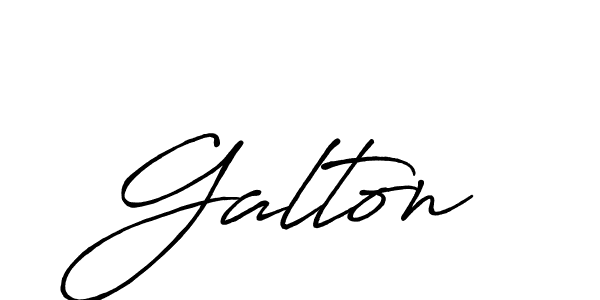 Design your own signature with our free online signature maker. With this signature software, you can create a handwritten (Antro_Vectra_Bolder) signature for name Galton. Galton signature style 7 images and pictures png
