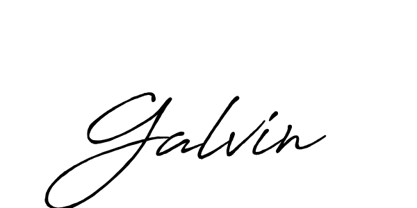 How to make Galvin signature? Antro_Vectra_Bolder is a professional autograph style. Create handwritten signature for Galvin name. Galvin signature style 7 images and pictures png