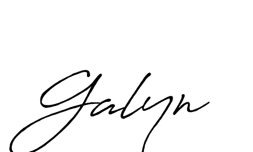 You should practise on your own different ways (Antro_Vectra_Bolder) to write your name (Galyn) in signature. don't let someone else do it for you. Galyn signature style 7 images and pictures png