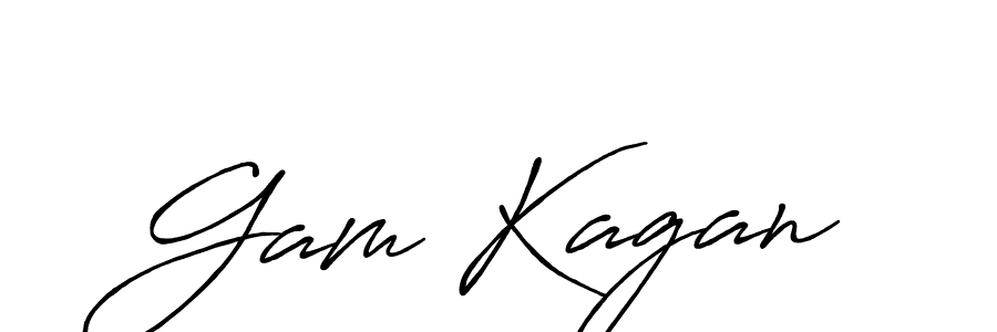 You should practise on your own different ways (Antro_Vectra_Bolder) to write your name (Gam Kagan) in signature. don't let someone else do it for you. Gam Kagan signature style 7 images and pictures png