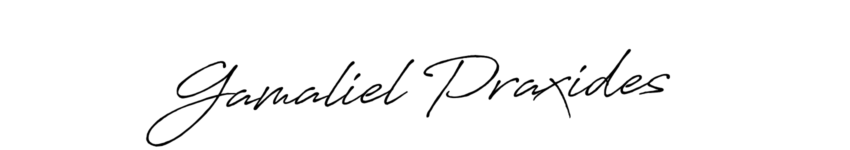 Also we have Gamaliel Praxides name is the best signature style. Create professional handwritten signature collection using Antro_Vectra_Bolder autograph style. Gamaliel Praxides signature style 7 images and pictures png