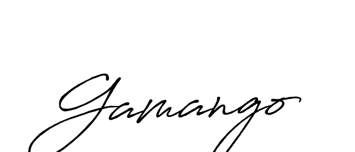 The best way (Antro_Vectra_Bolder) to make a short signature is to pick only two or three words in your name. The name Gamango include a total of six letters. For converting this name. Gamango signature style 7 images and pictures png