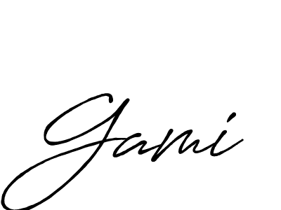 See photos of Gami official signature by Spectra . Check more albums & portfolios. Read reviews & check more about Antro_Vectra_Bolder font. Gami signature style 7 images and pictures png