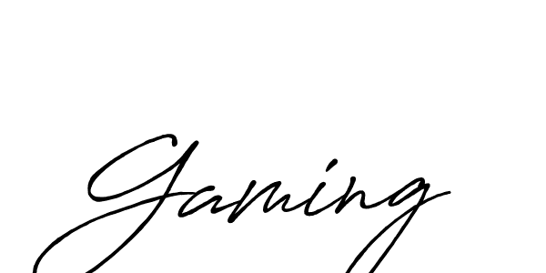 Also we have Gaming name is the best signature style. Create professional handwritten signature collection using Antro_Vectra_Bolder autograph style. Gaming signature style 7 images and pictures png