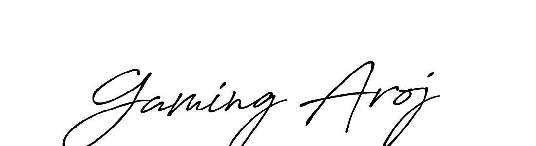 You can use this online signature creator to create a handwritten signature for the name Gaming Aroj. This is the best online autograph maker. Gaming Aroj signature style 7 images and pictures png