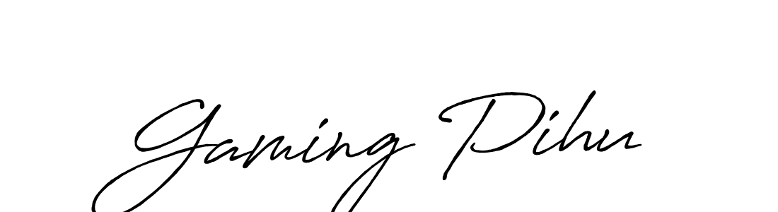 Check out images of Autograph of Gaming Pihu name. Actor Gaming Pihu Signature Style. Antro_Vectra_Bolder is a professional sign style online. Gaming Pihu signature style 7 images and pictures png