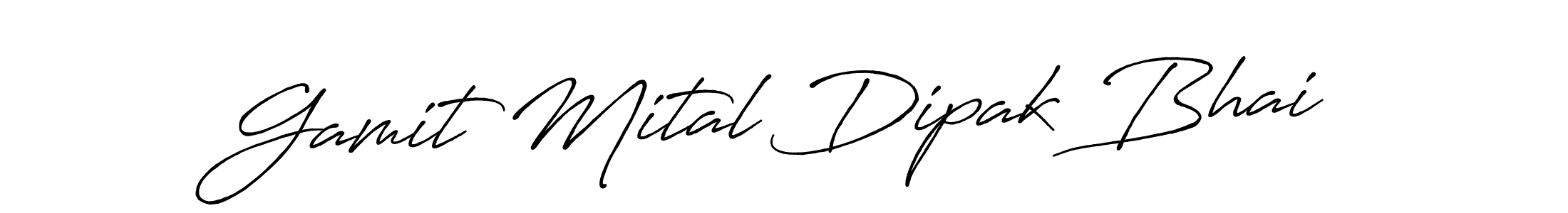 Make a beautiful signature design for name Gamit Mital Dipak Bhai. Use this online signature maker to create a handwritten signature for free. Gamit Mital Dipak Bhai signature style 7 images and pictures png