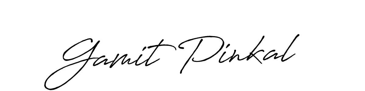 The best way (Antro_Vectra_Bolder) to make a short signature is to pick only two or three words in your name. The name Gamit Pinkal include a total of six letters. For converting this name. Gamit Pinkal signature style 7 images and pictures png