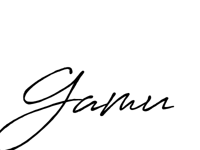 Once you've used our free online signature maker to create your best signature Antro_Vectra_Bolder style, it's time to enjoy all of the benefits that Gamu name signing documents. Gamu signature style 7 images and pictures png