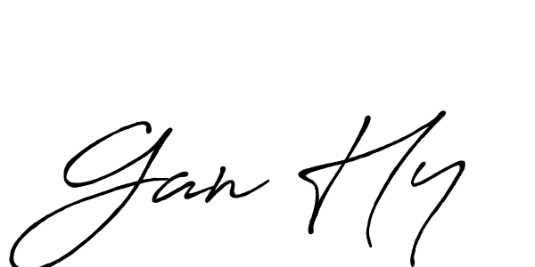 Also You can easily find your signature by using the search form. We will create Gan Hy name handwritten signature images for you free of cost using Antro_Vectra_Bolder sign style. Gan Hy signature style 7 images and pictures png