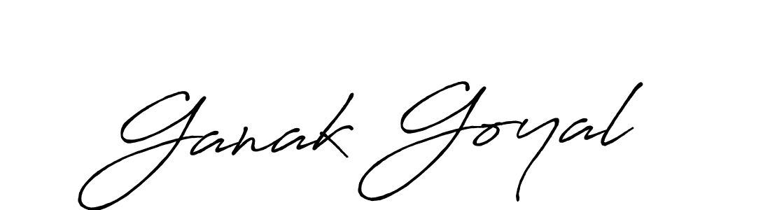 Make a beautiful signature design for name Ganak Goyal. Use this online signature maker to create a handwritten signature for free. Ganak Goyal signature style 7 images and pictures png