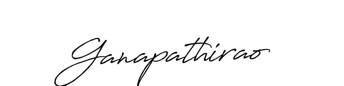 It looks lik you need a new signature style for name Ganapathirao. Design unique handwritten (Antro_Vectra_Bolder) signature with our free signature maker in just a few clicks. Ganapathirao signature style 7 images and pictures png