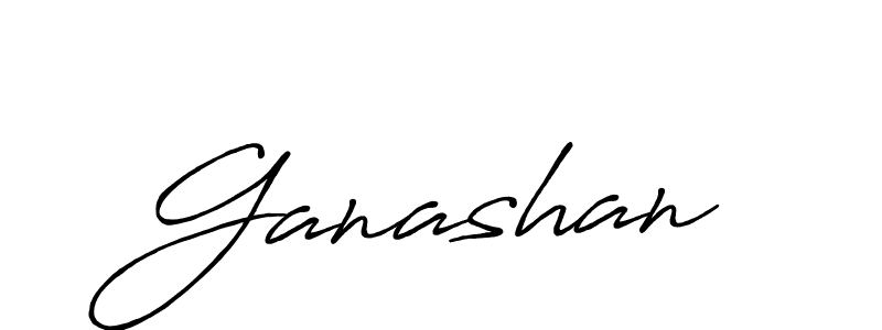 Make a beautiful signature design for name Ganashan. With this signature (Antro_Vectra_Bolder) style, you can create a handwritten signature for free. Ganashan signature style 7 images and pictures png