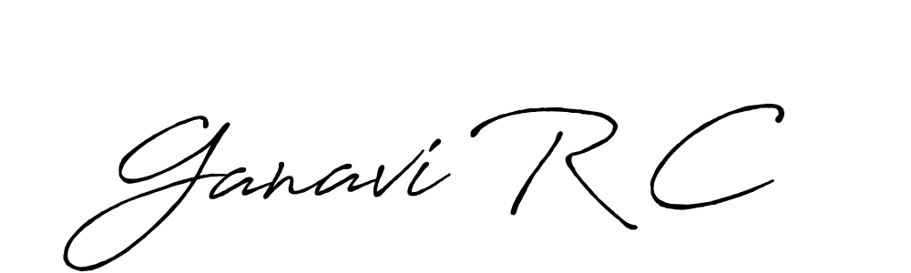 Here are the top 10 professional signature styles for the name Ganavi R C. These are the best autograph styles you can use for your name. Ganavi R C signature style 7 images and pictures png