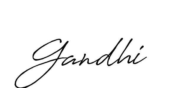 Also we have Gandhi name is the best signature style. Create professional handwritten signature collection using Antro_Vectra_Bolder autograph style. Gandhi signature style 7 images and pictures png