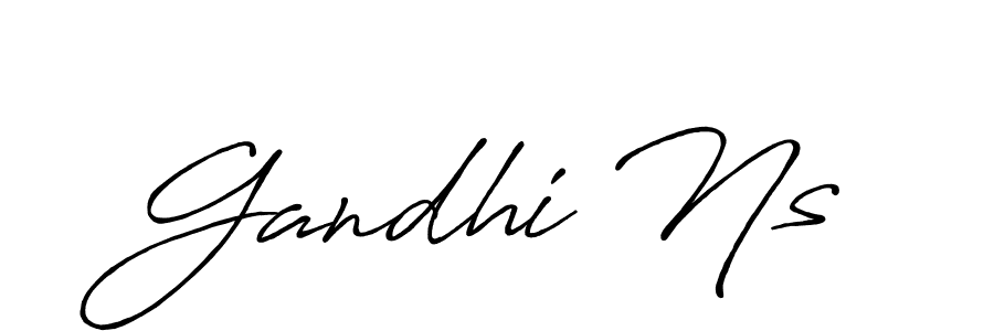 How to Draw Gandhi Ns signature style? Antro_Vectra_Bolder is a latest design signature styles for name Gandhi Ns. Gandhi Ns signature style 7 images and pictures png