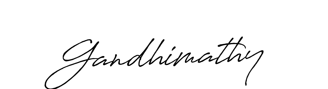 You should practise on your own different ways (Antro_Vectra_Bolder) to write your name (Gandhimathy) in signature. don't let someone else do it for you. Gandhimathy signature style 7 images and pictures png