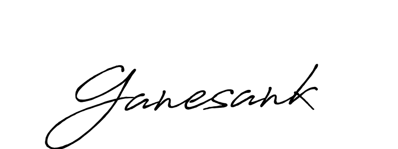 Make a beautiful signature design for name Ganesank. Use this online signature maker to create a handwritten signature for free. Ganesank signature style 7 images and pictures png