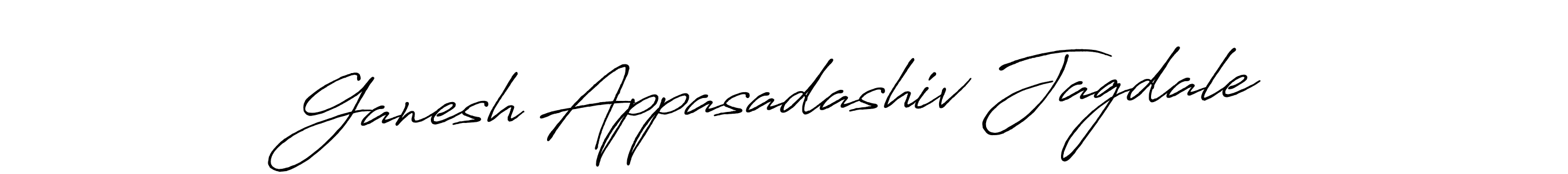 Make a beautiful signature design for name Ganesh Appasadashiv Jagdale. With this signature (Antro_Vectra_Bolder) style, you can create a handwritten signature for free. Ganesh Appasadashiv Jagdale signature style 7 images and pictures png