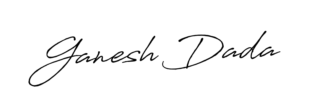 Design your own signature with our free online signature maker. With this signature software, you can create a handwritten (Antro_Vectra_Bolder) signature for name Ganesh Dada. Ganesh Dada signature style 7 images and pictures png